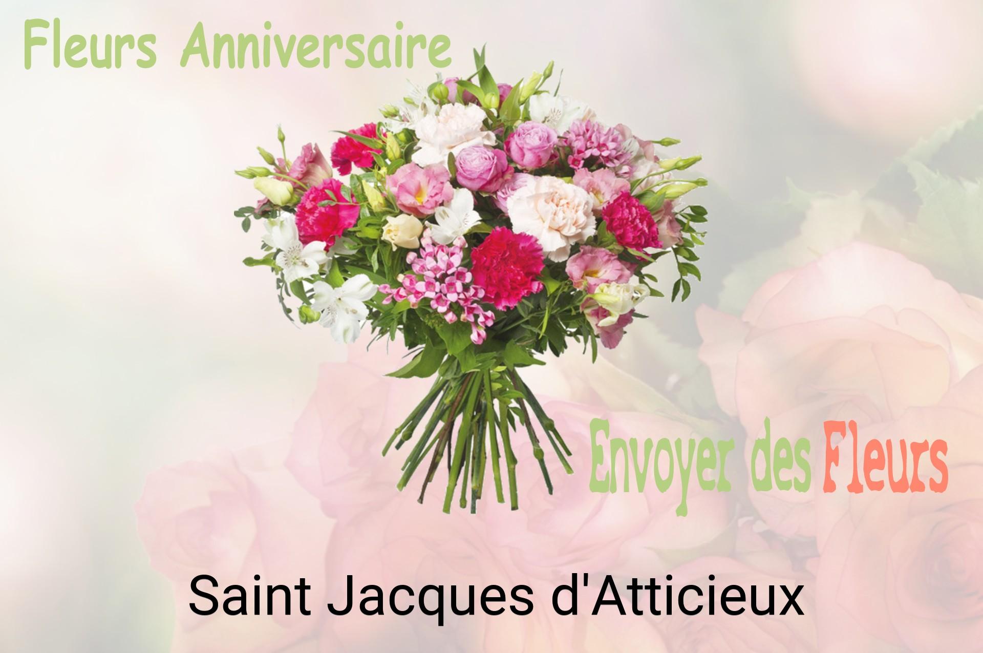 Bouquet de fleurs d’anniversaire livré à Saint-Jacques-d'Atticieux