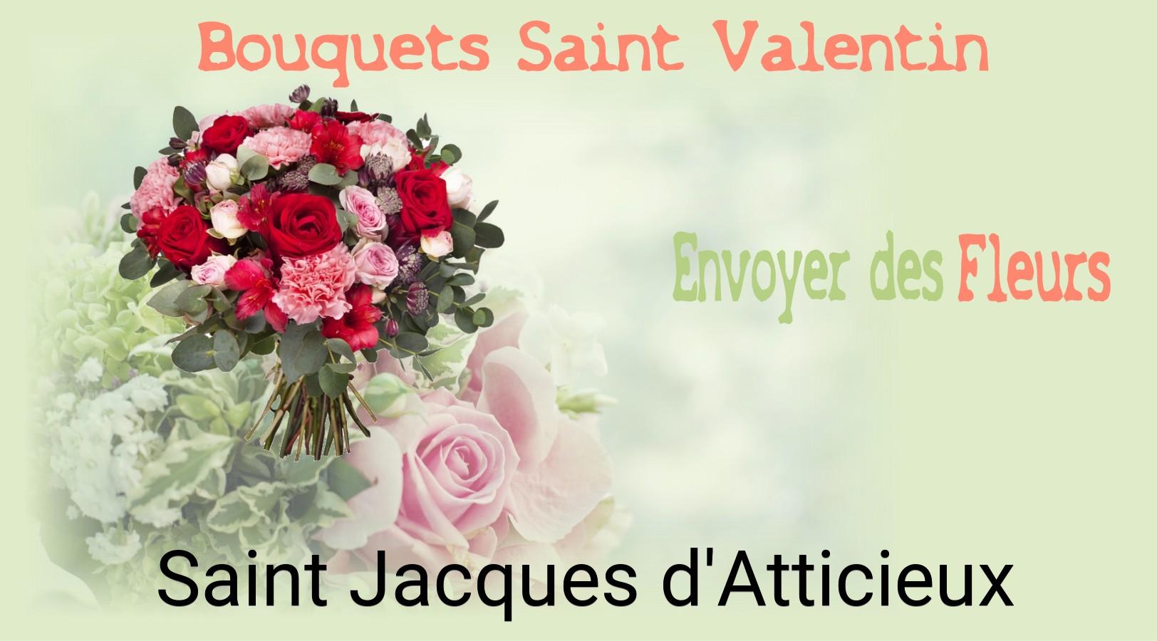 Roses de Saint-Valentin livrées à Saint-Jacques-d'Atticieux